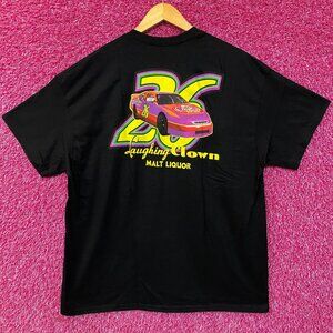 Talladega Nights Laughing Clown Malt Liquor #26 Racing tshirt size XL